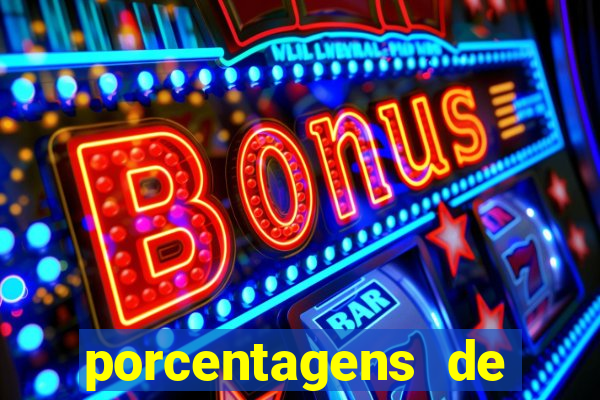 porcentagens de jogos pagantes